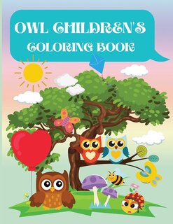 Front cover_Owl Children's Coloring Book