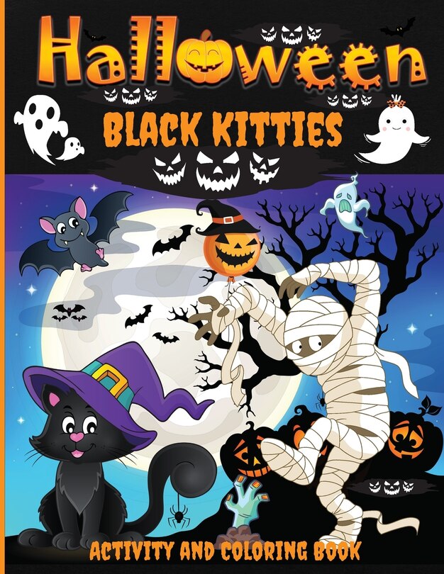 Couverture_Halloween Black Kitties Activity and Coloring Book