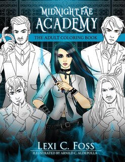 Front cover_Midnight Fae Academy Coloring Book
