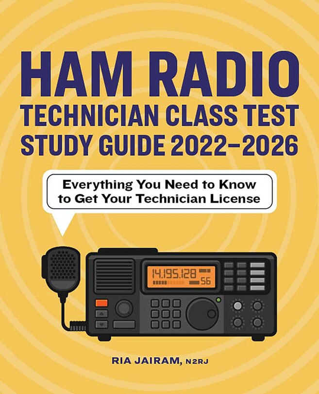 Front cover_Ham Radio Technician Class Test Study Guide 2022 - 2026
