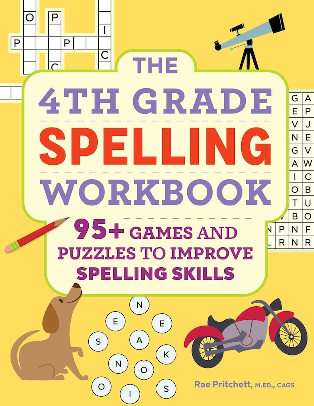 Front cover_The 4th Grade Spelling Workbook