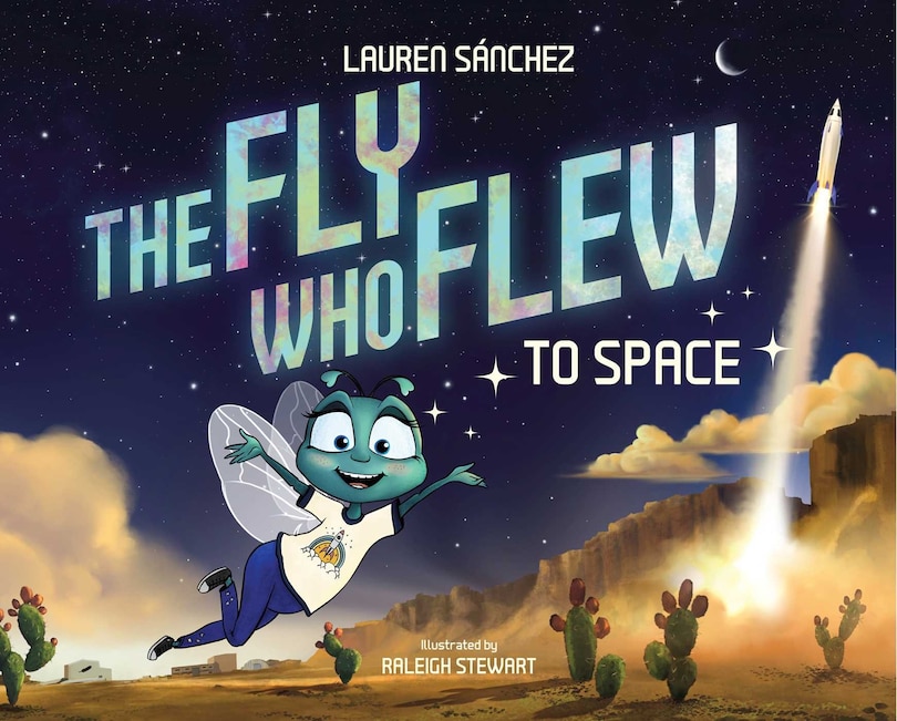 Front cover_The Fly Who Flew to Space (with removable glow-in-the-dark poster)