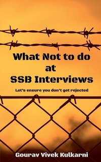 Front cover_What Not to do at SSB Interviews
