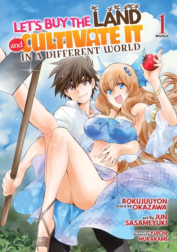 Front cover_Let's Buy The Land And Cultivate It In A Different World (manga) Vol. 1