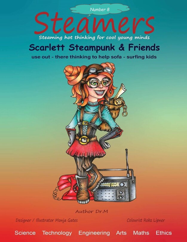 Front cover_Scarlett Steampunk & Friends use out there thinking to help sofa surfing kids