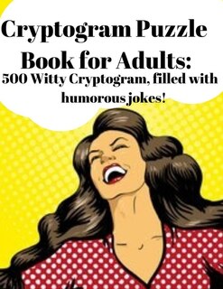 Front cover_Cryptogram Puzzle Book for Adults