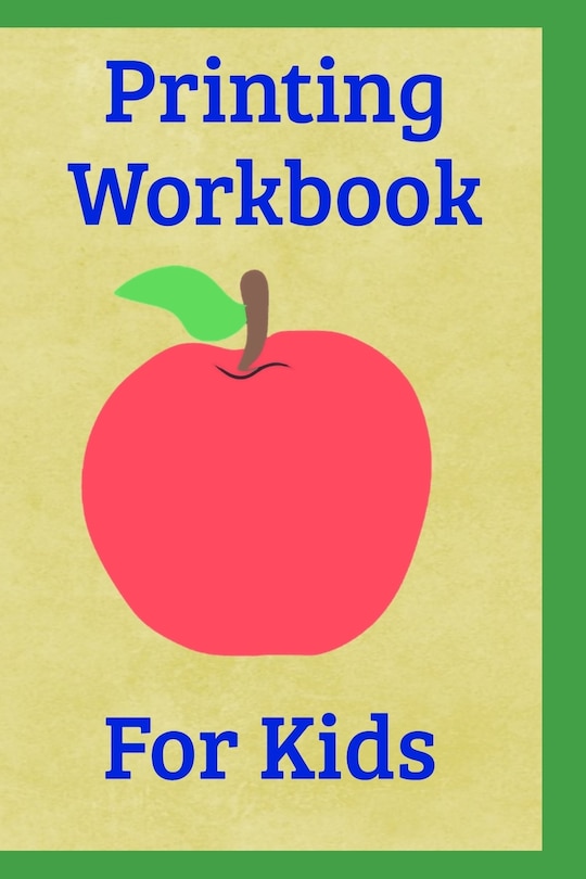 Front cover_Printing Workbook For Kids