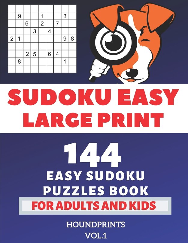 Sudoku Easy Large Print: 144 Easy Sudoku Puzzles Book For Adults and Kids Vol.1