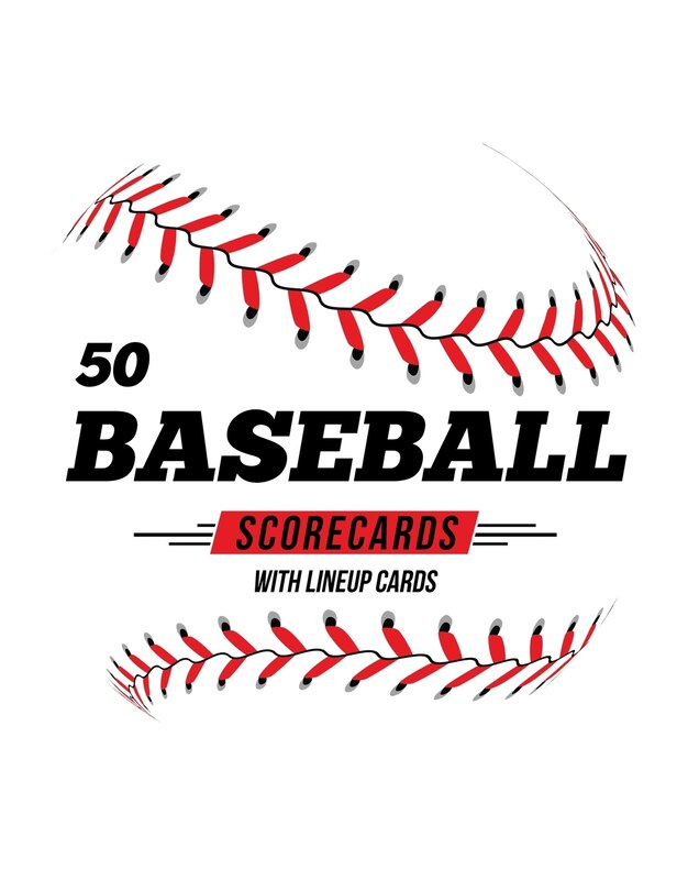Front cover_50 Baseball Scorecards With Lineup Cards