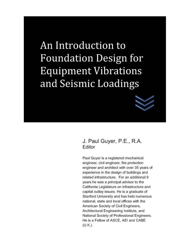 Front cover_An Introduction to Foundation Design for Equipment Vibrations and Seismic Loadings