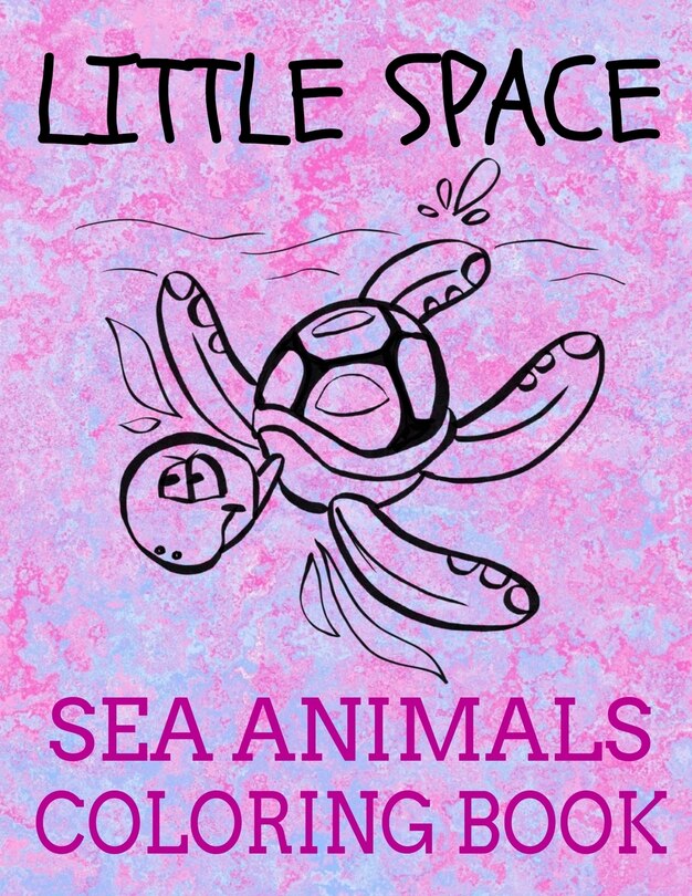 Front cover_Little Space Sea Animals Coloring Book