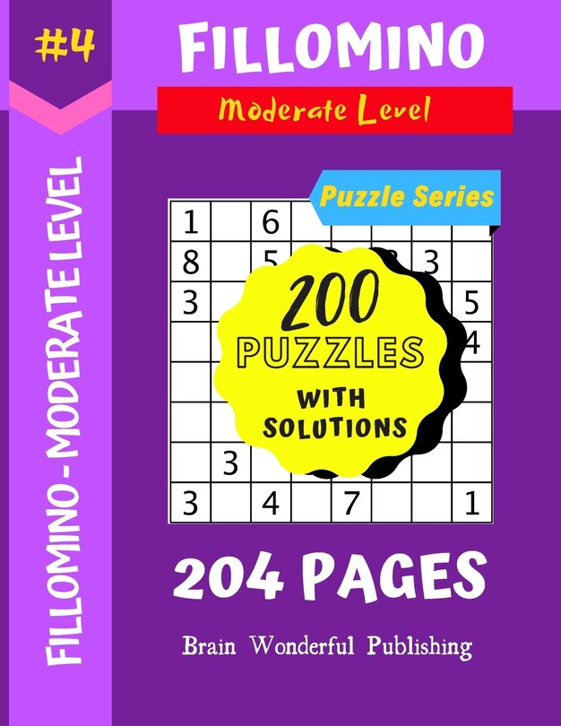Fillomino Puzzle Series: 200 Brain Teasers Puzzle Book Collection