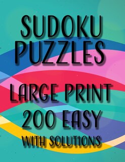 Couverture_Sudoku Puzzles Large Print 200 Easy With Solutions