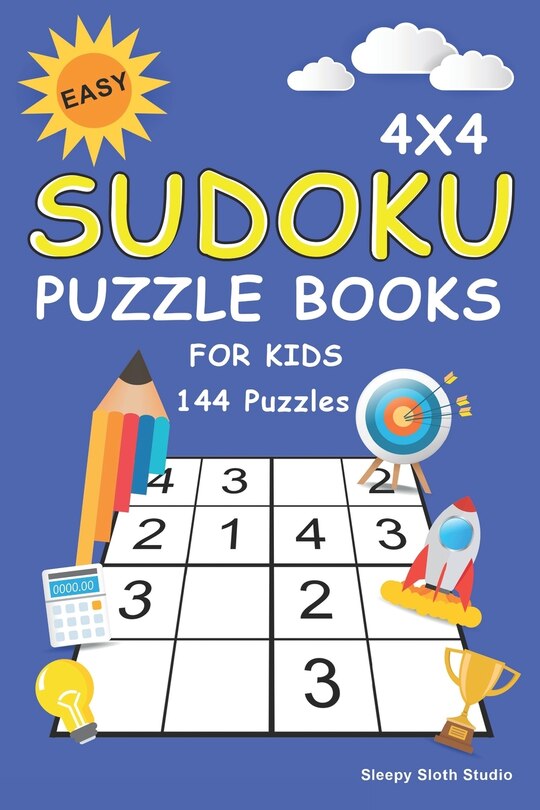 Front cover_Easy Sudoku Puzzle Books For Kids