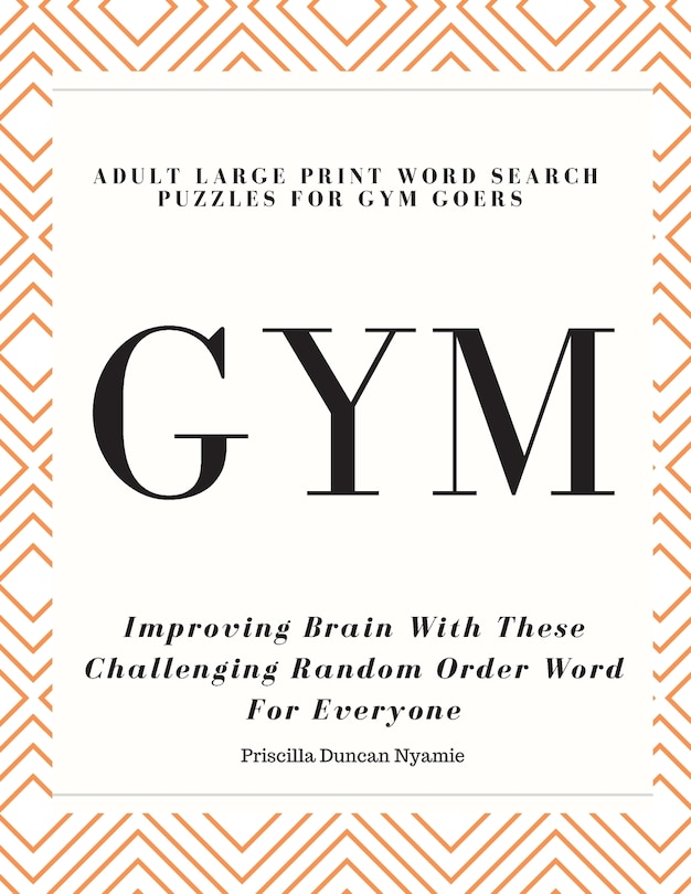 Front cover_Gym - Adult Large Print Word Search Puzzles for Gym Goers