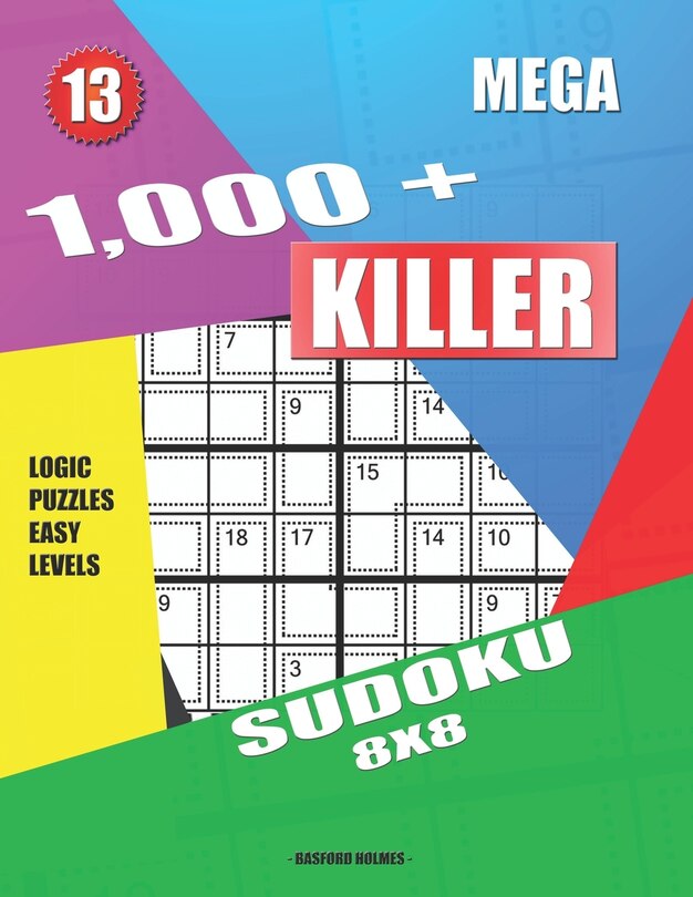 Front cover_1,000 + Mega sudoku killer 8x8