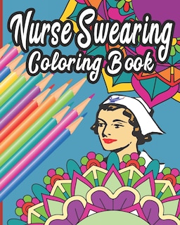 Front cover_Nurse Swearing Coloring Book