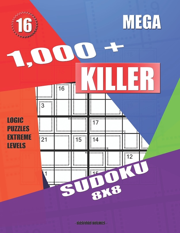 Front cover_1,000 + Mega sudoku killer 8x8