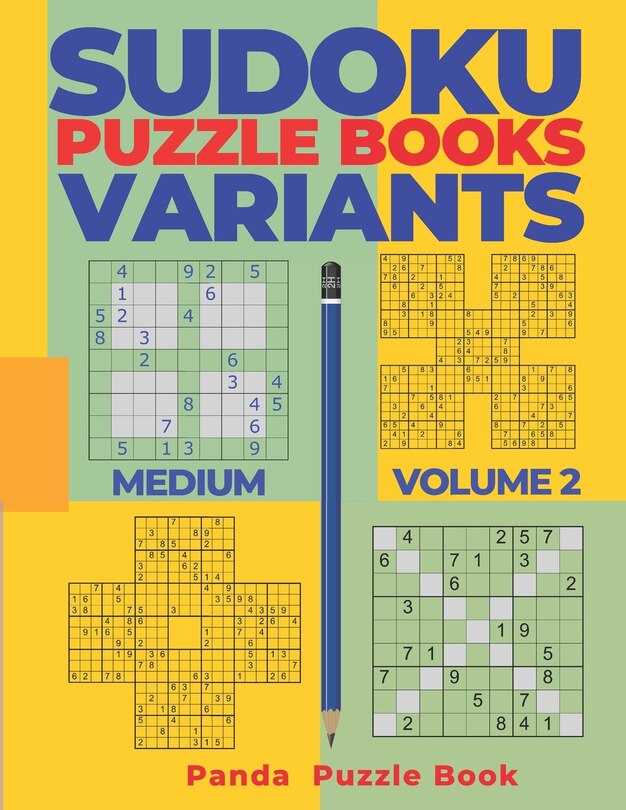 Couverture_Sudoku Variants Puzzle Books Medium - Volume 2