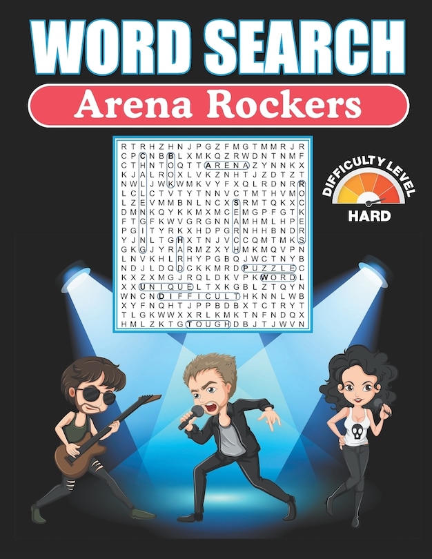 Front cover_Word Search Arena Rockers
