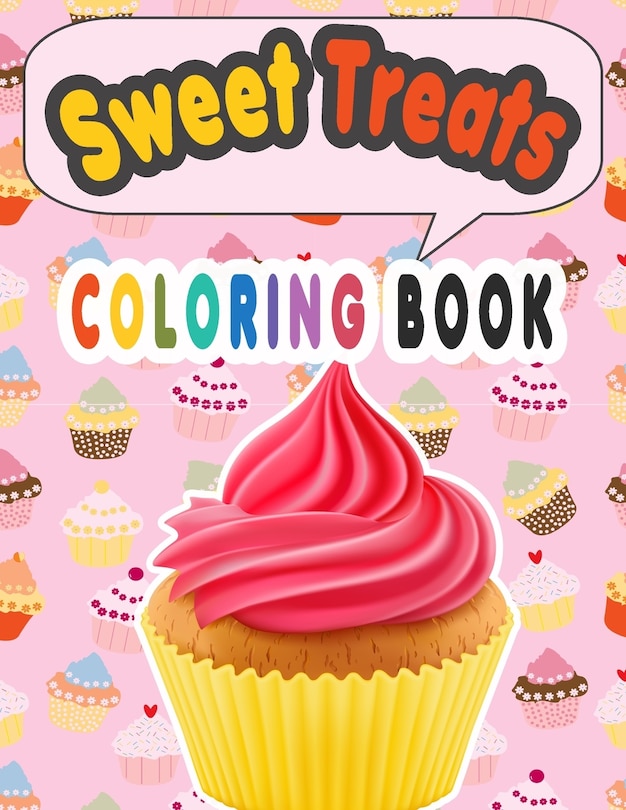 Front cover_Sweet Treats Coloring Book