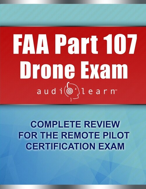 Front cover_FAA Part 107 Drone Exam AudioLearn