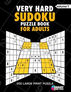 Couverture_Very Hard Sudoku Puzzle Book For Adults