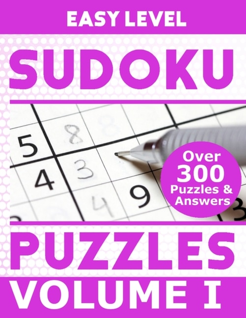 Front cover_Sudoku Over 300 Easy Level Puzzles Volume I