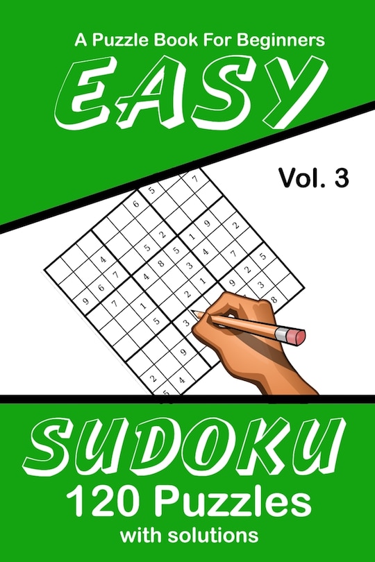 Couverture_Easy Sudoku Vol. 3 A Puzzle Book For Beginners
