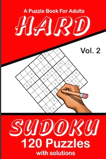 Couverture_Hard Sudoku Vol. 2 A Puzzle Book For Adults