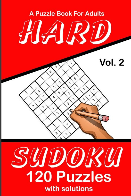 Couverture_Hard Sudoku Vol. 2 A Puzzle Book For Adults