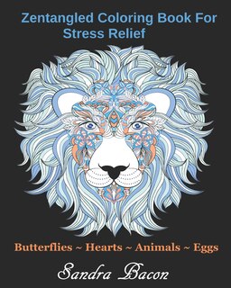 Front cover_Zentangled Coloring Book For Stress Relief
