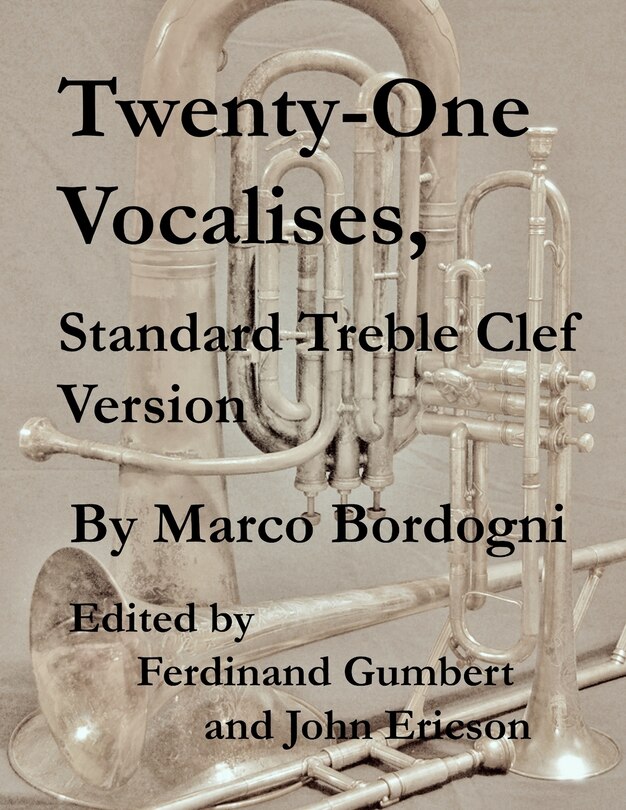 Twenty-One Vocalises, Standard Treble Clef Version