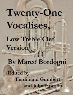 Front cover_Twenty-One Vocalises, Low Treble Clef Version
