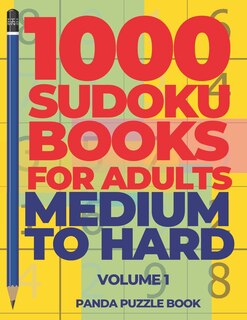 Front cover_1000 Sudoku Books For Adults Medium To Hard - Volume 1