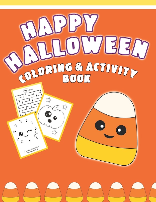Front cover_Happy Halloween Coloring And Activity Book