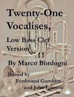 Front cover_Twenty-One Vocalises, Low Bass Clef Version