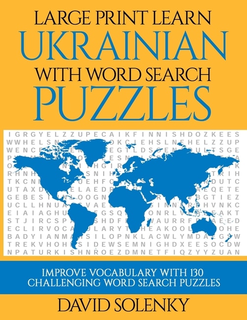 Couverture_Large Print Learn Ukrainian with Word Search Puzzles