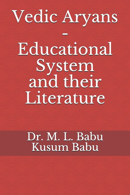 Couverture_Vedic Aryans - Educational System and their Literature