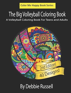Front cover_The Big Volleyball Coloring Book