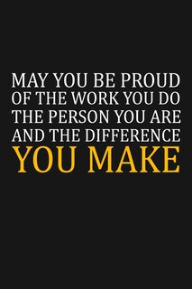 Front cover_May You Be Proud Of The Work You Do