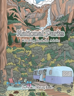 Couverture_National Parks Coloring Book for Adults