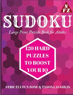 Couverture_Sudoku Large Print Puzzle Book For Adults