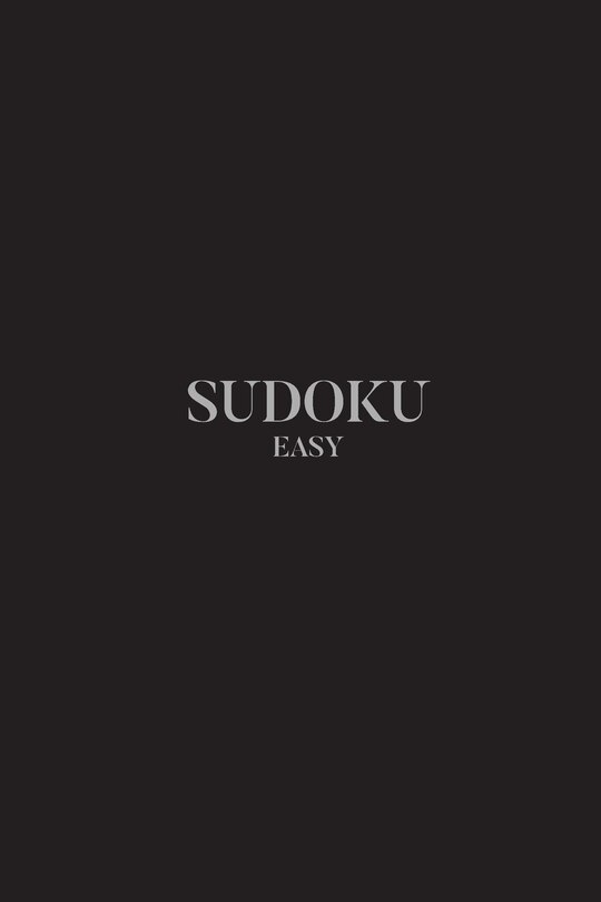 Sudoku EASY: 100 Easy Sudoku Puzzles, 6x9 Travel Size, Great for Beginners, Little Black Sudoku Book, Great Gift