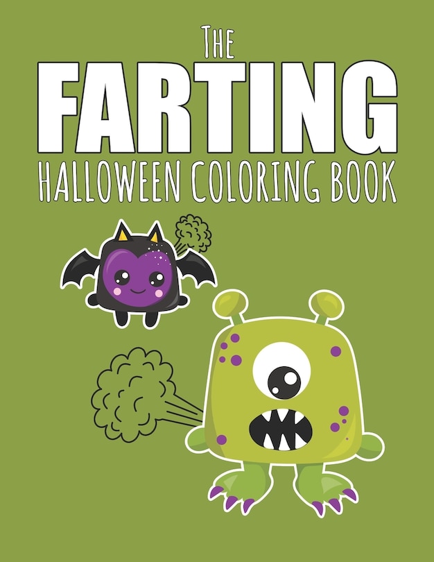 Front cover_The Farting Halloween Coloring Book