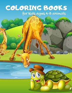 Couverture_Coloring Books For Kids Ages 4-8 Animals
