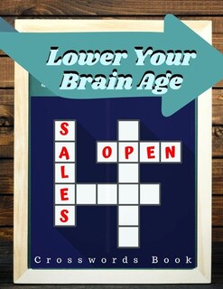 Front cover_Lower Your Brain Age Crosswords Book