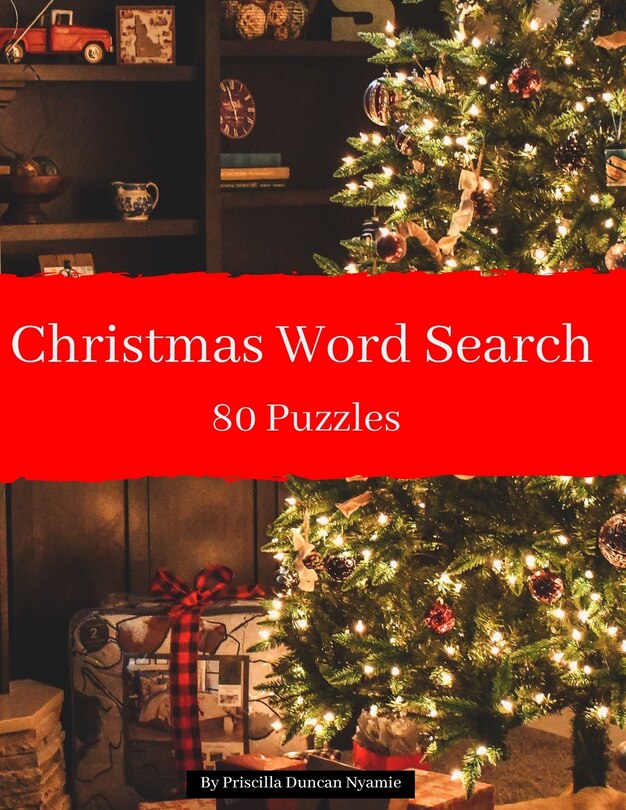 Front cover_Christmas Word Search 80 Puzzles