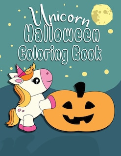 Front cover_Unicorn Halloween Coloring Book