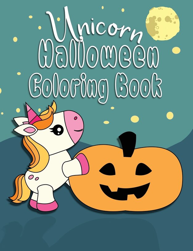 Front cover_Unicorn Halloween Coloring Book
